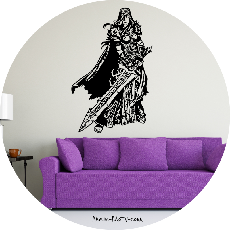 Preview: Wandtattoo 29021 World of Warcraft - Mensch Todesritter